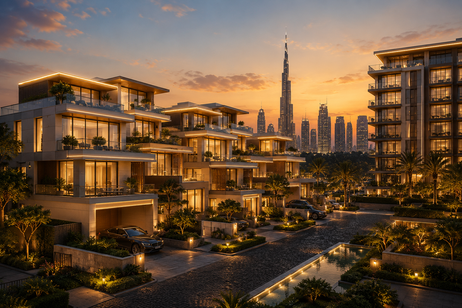 Luxury villas and apartments — premium Dubai real estate